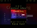 Country Song A major 115bpm. Country backing track. Play along and have fun!