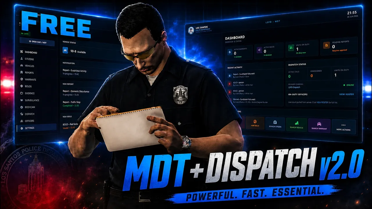 SCS Police MDT + Dispatch v2.0