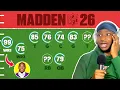 We Guessed NFL Teams By Their Madden 26 Ratings