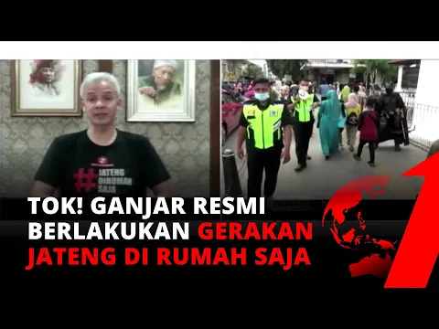 Ganjar Resmi Berlakukan Gerakan Jateng di Rumah Saja