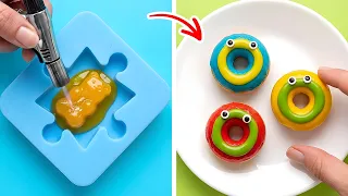 🧩Những ý tưởng món ngọt và đồ ăn vặt vừa ngon vừa siêu dễ thương🍩🤤