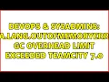 DevOps SysAdmins java lang OutOfMemoryError GC overhead limit exceeded TeamCity 7 0