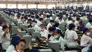 Download 200jt Batang Sehari proses produksi pembuatan rokok Gudang Garam di pabriknya cigarette by hand MP3