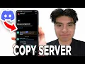 How To Copy Server Template Discord Mobile - Tutorial