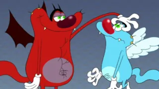 देवदूत बनाम राक्षस Oggy and the Cockroaches हिंदी Hindi Cartoons for Kids