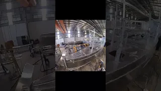 Watch the build of a performance catamaran #odiseacatamarans #performanceboats #welding #boatbuild