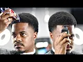 SELFCUT TUTORIAL HIGH TAPER NAPPY FRO SPONGE CURL