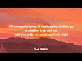 NOTD & The Band CAMINO - Never A Good Time (lyrics)