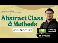 1 10 20 Abstract Class Methods OOPs in Python Hindi