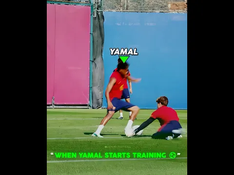 When Yamal Starts Training… 🥶⚽