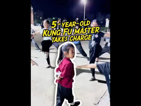5-year-old Kung Fu master takes charge