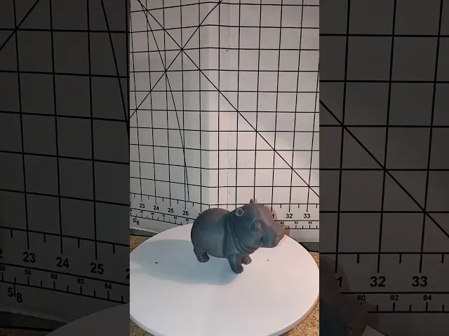 Freebie - Moo Deng Fanart - Biting and Standing poses - Cute baby hippo figurines video thumbnail