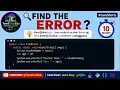 Java Quiz 1 Find the Errors in Java Code Java Quiz for Beginners Java in Tamil