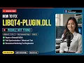 Fix Qt4 Plugin Error