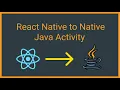Open Android Native Activity from React Native Step-By-Step Guide