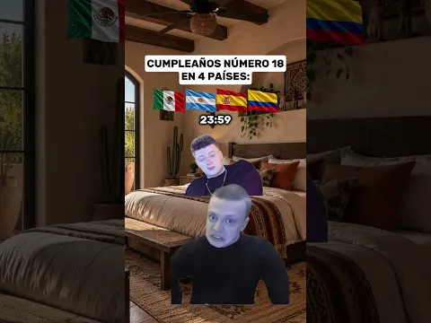 Cumpleaños en estos países 😄 #españa #meme #amigos