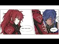 Genshin comic Diluc and Kaeya