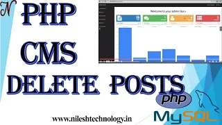 Admin Delete Post CMS Project Tutorial PHP and MySQL CMS Blog Application 2020