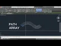 HOW TO CREATE PATH ARRAY IN AUTOCAD 2018 ENGLISH TAGALOG BASIC PRACTICE