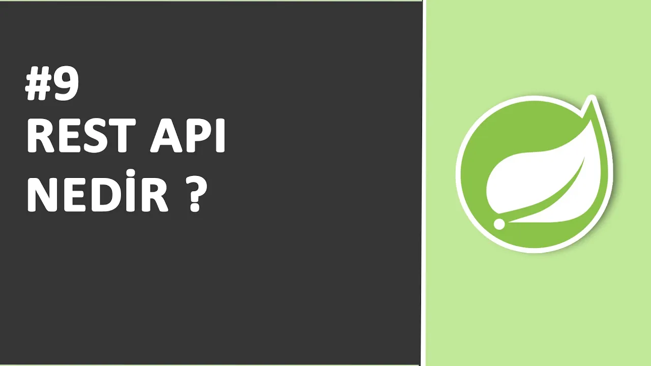 9) Rest API Nedir ? | SPRİNG Dersleri