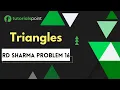 Triangles RD Sharma Problem 16 Tutorialspoint