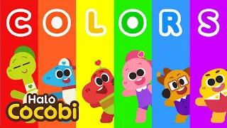 Download Lagu Belajar Warna🌈Lagu Anak Bahasa Inggris | Colors Songs for Kids | Halo Cocobi MP3