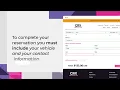 How to make a parking reservation in CBX Cross Border Xpress