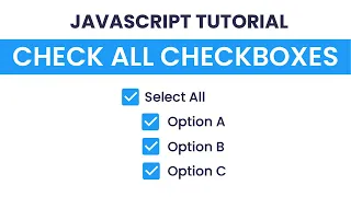 Check Uncheck All Checkboxes With Javascript