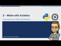 Software 2 Maths with Variables