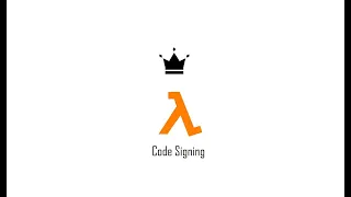 aws Lambda Code Signing