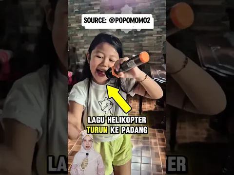 VIRAL! Siswa cantik nyanyi helikopter turun ke padang, Suaranya Merdu Banget 😱