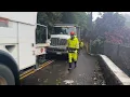 OT crews respond to road closures flooding and debris from Hurricane Lala