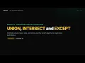 SQL UNION vs UNION ALL, INTERSECT and EXCEPT: Duplicates, NULLs, ORDER BY and Precedence