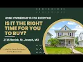 Homebuying in St Joseph MO -