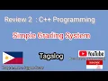 Review 2 Simple Grading System in C programming Successful Programmer