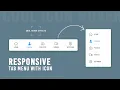 Responsive Navigation Bar in Html and CSS with Cool Icon Hover Effects