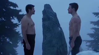arrow oliver vs ras al ghul all fight scenes season 3