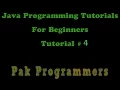 Java Urdu Programming Tutorial 4 Variables