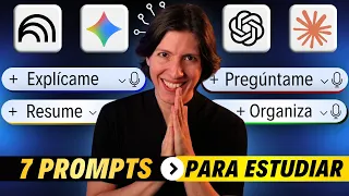 Los 7 Mejores Prompts para Estudiar con IA (con Ejemplos Fáciles)