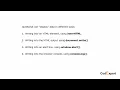 02 Embed JavaScript in HTML and InnerHTML Document write Window alert Consol log in