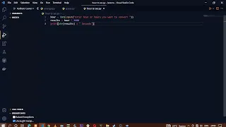 How to convert hour to seconds using python
