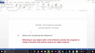AWD1000 - JavaScript