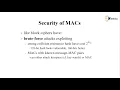 Message Authentication Code MAC