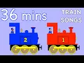 Download Lagu Train Songs | 36+ MINUTES | @rainbowrabbitsongs | #rainbowrabbitsongs