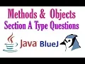 Section A Questions on objects and class solved - ICSE java class X Computer Applications