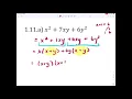 MPC20S Topic 1 11 - Factoring Multivariable Polynomials