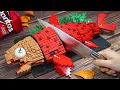 Download Lagu Catch \u0026 Cook a FRESH Red LEGO Trout Fish (DORITOS EDITION) Recipes IRL RARE Food LEGO Cooking ASMR