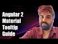 Angular 2 Material Tooltip with HTML Content A Complete Guide