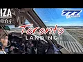 Lagu B777 YYZ 🇨🇦 Toronto | LANDING ILS 23 | 4K Cockpit View | ATC \u0026 Crew Communications