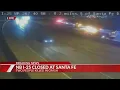 Northbound I-25 closed at Sante Fe Drive